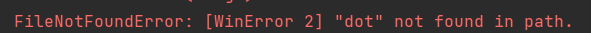 filenotfounderror filenotfounderror